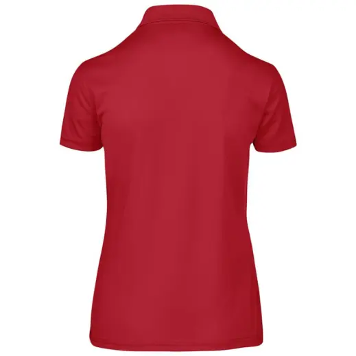 Ladies Maestro Golf Shirt Red Back